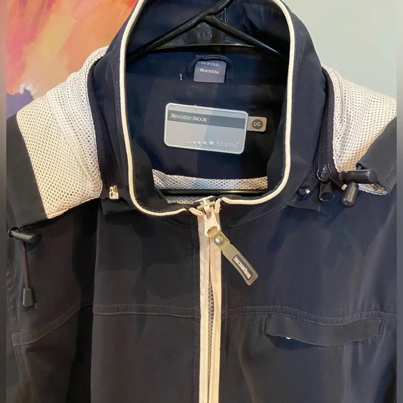 Navy rain coat - Picture 2 of 4